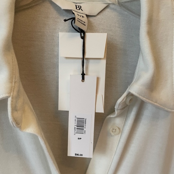 Banana Republic NWT Essential Long Sleeve Polo Shirt - Picture 3 of 4